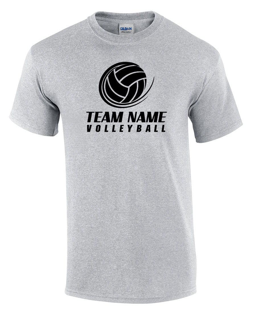 Volleyball T-Shirt Back Print Designs