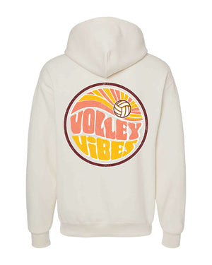 VOLLEY VIBES VOLLEYBALL HOODED SWEATSHIRT