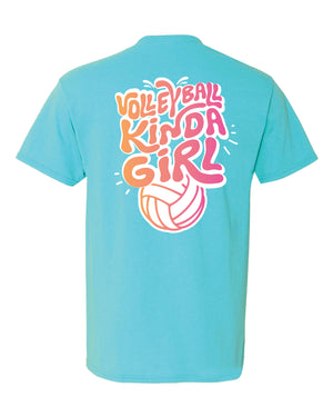 KINDA GIRL VOLLEYBALL T-SHIRT