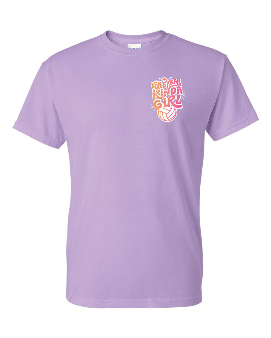 KINDA GIRL VOLLEYBALL T-SHIRT